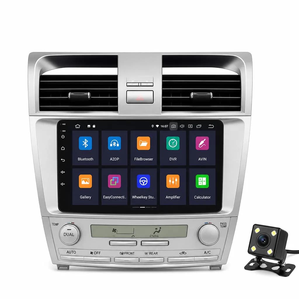 Toyota Camry 2007-2011 Android GPS Stereo 9" + Reverse Camera