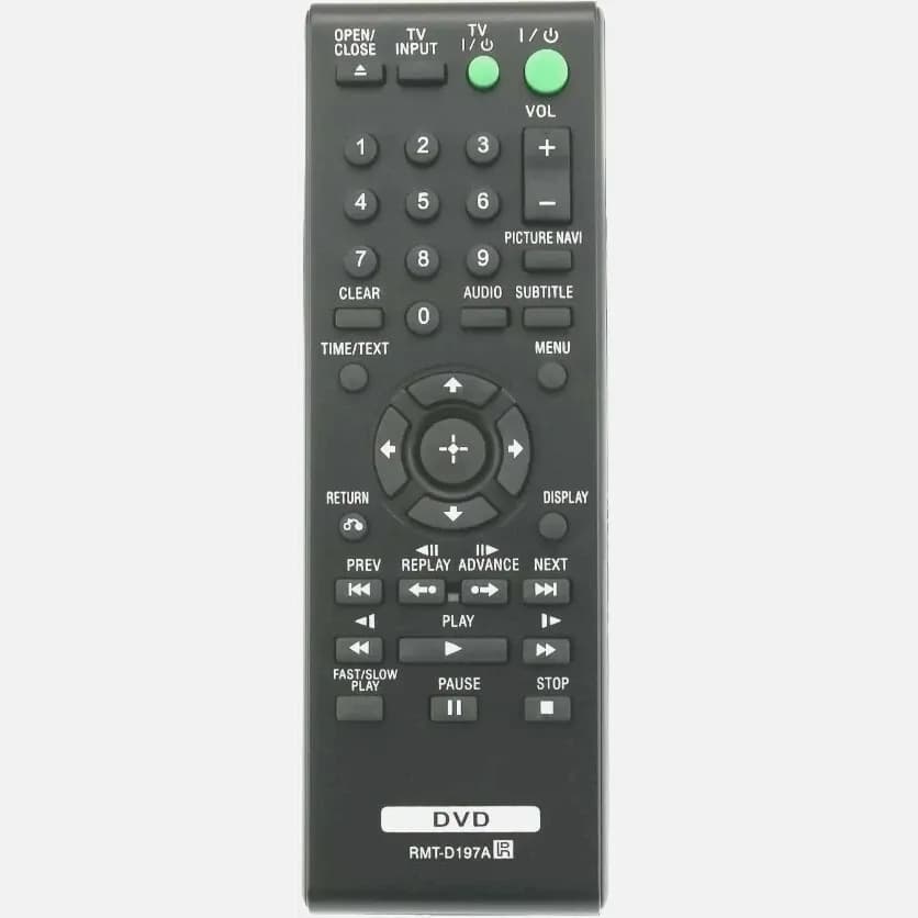 SONY DVD Remote Control for Convenient DVD Player Operation