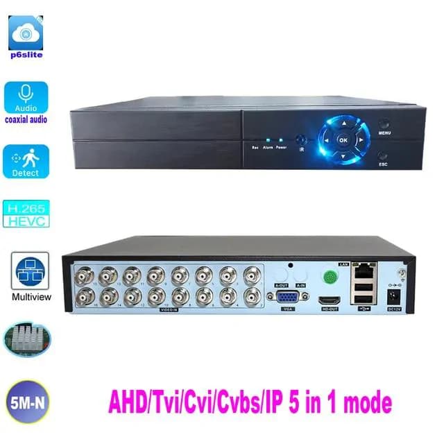 Hybrid CCTV DVR (16-Channel 5-in-1 Hybrid DVR) 4