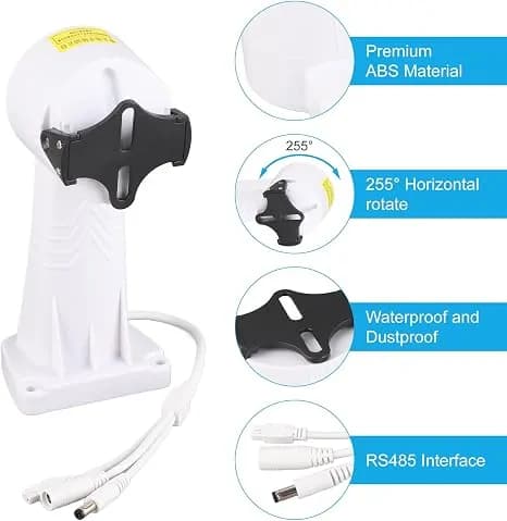 Rotating Bracket Pan Tilt Stand for CCTV Camera 4