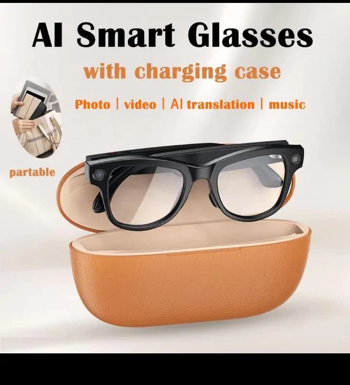 AI Smart Glasses For Photos And Videos – 4K HD Camera 8MP Photography Video Recording 3