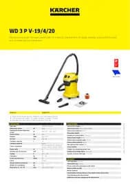 Karcher Wet And Dry Vaccum Cleaner- Wd3 - 1000W 2