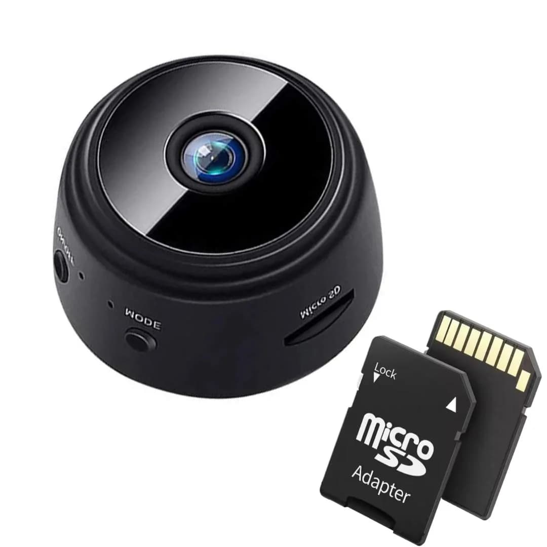 Wireless Wi-Fi Mini Camera – Hidden SD Storage HD Night Vision & Rechargeable Battery 2