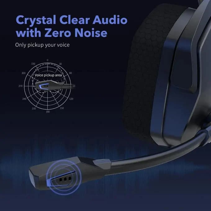 Nubwo G06 Gaming Headset - Blue & Black 5