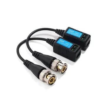 2 Pairs 720p Hd Cvi/tvi/ahd Pive Video Balun Male Bnc Hd Cctv Via Twisted Pair Adapter