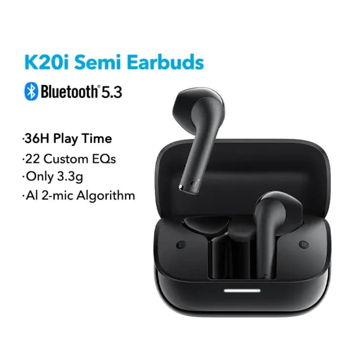 Anker Soundcore K20i Earbuds With Mic 13mm 5.3- Black 3