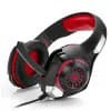 Gs410 For Pc / Ps4 / Ps5 Gaming Headset Rgb Light Wired Headphone With Audio Adapter Cable - Black 4