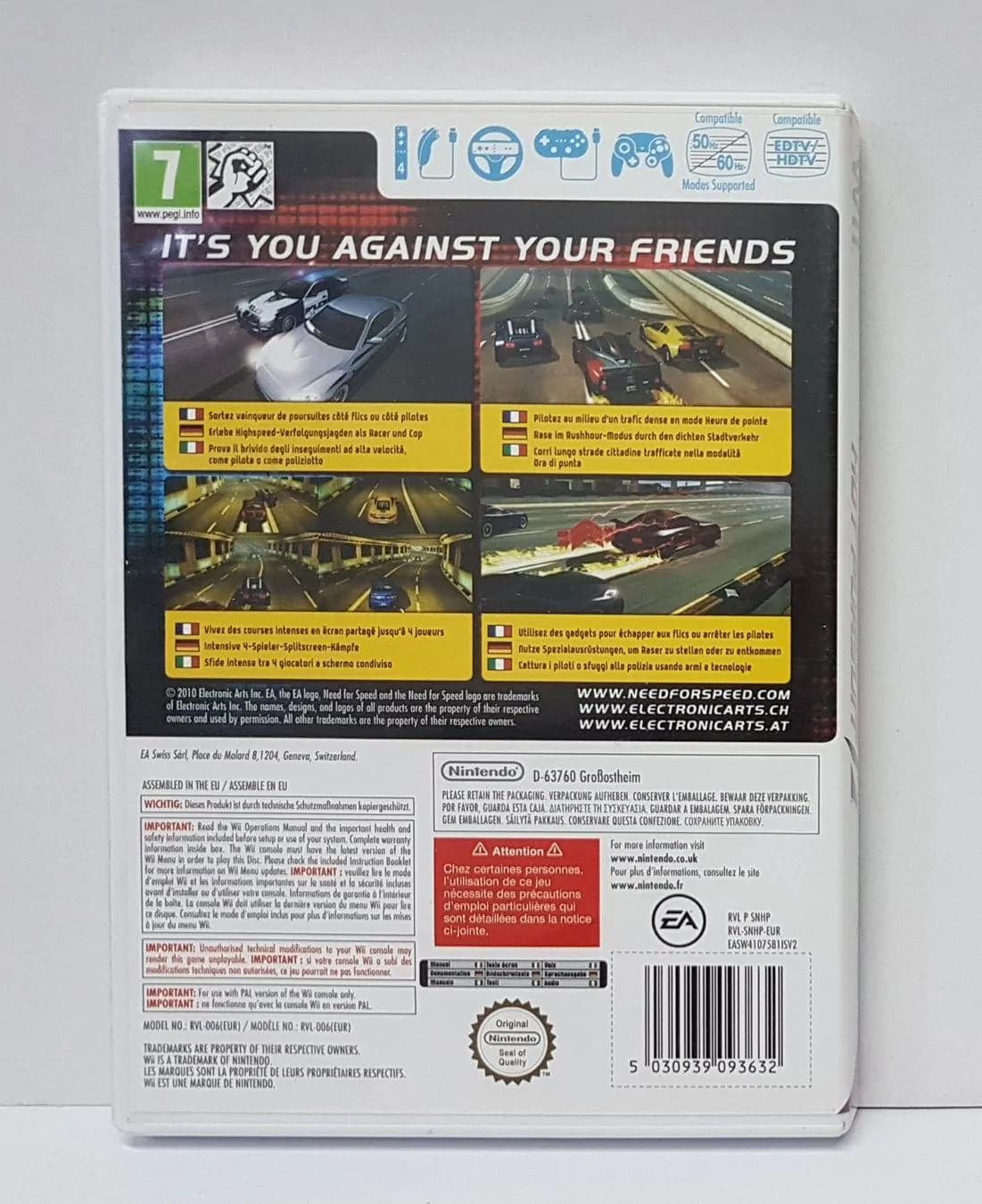 Nintendo Wii Need For Speed: The Run 2