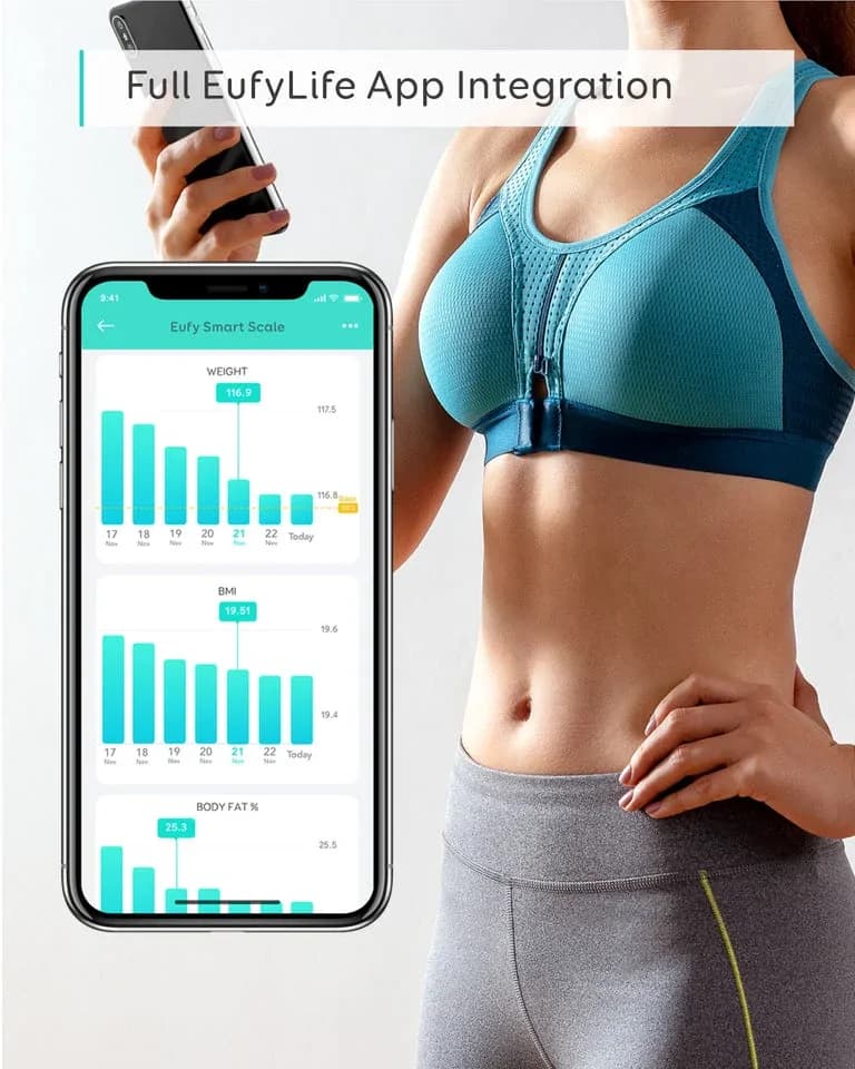 Eufy by Anker Smart Scale C1 – Bluetooth Body Fat Scale 3