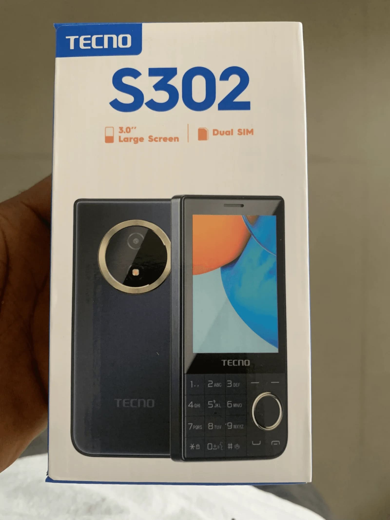 Tecno S302 Dual Sim Button Phone 3