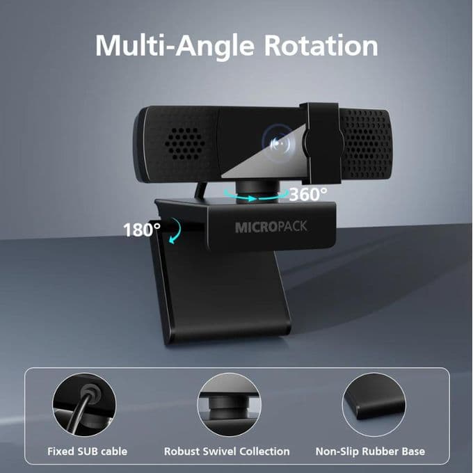Micropack Digitally MVB-17 1080 fhd with 2 million Pixels Webcam 3