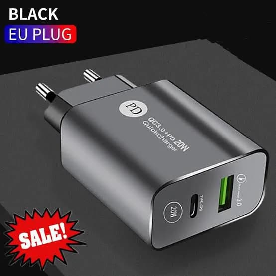 Zentality EU Charger 20W Dual port A+C