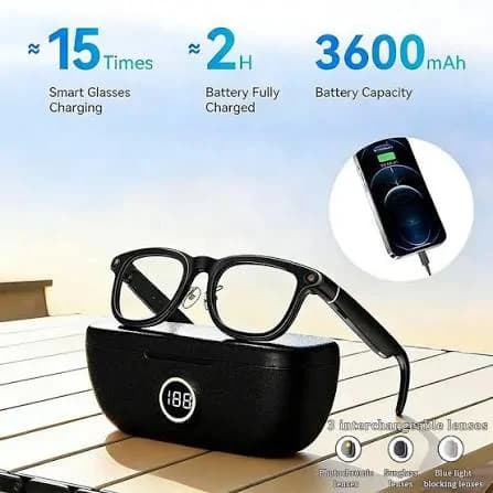 X01 Ultra AI Smart Glass 4K Camera ChatGPT ANC BT Charging Case 2