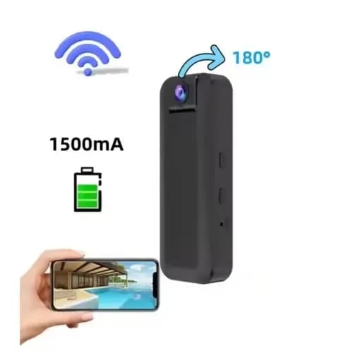 Mini Smart Clip-on Wifi Cb77w Camera Wireless Body Cam Night Vision Mobile App Support For security. 2