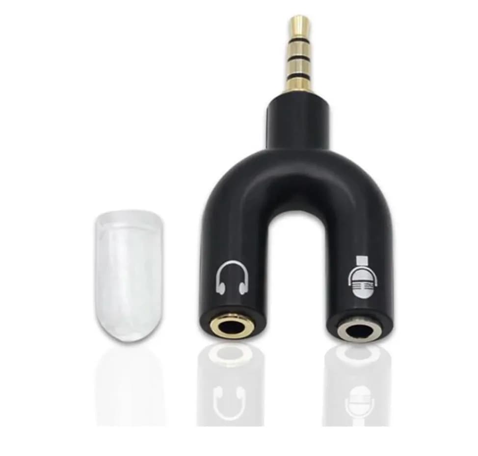 3.5mm Audio Headset Microphone Splitter Adapter 5