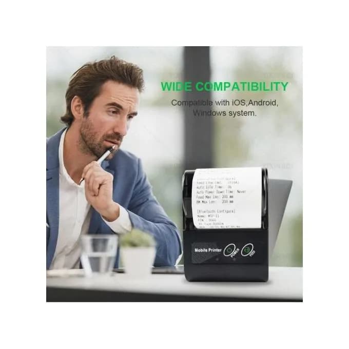 Mini Bluetooth Printer Thermal Printer 6