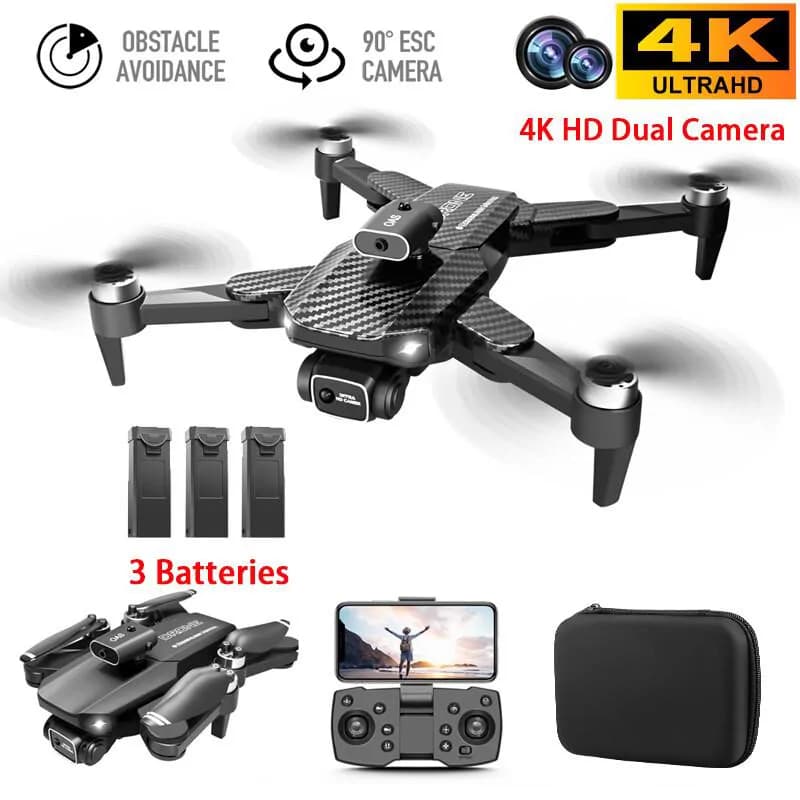 Professional K911 MAX GPS 4K Dual Camera Foldable Drone With Extra Battery 3