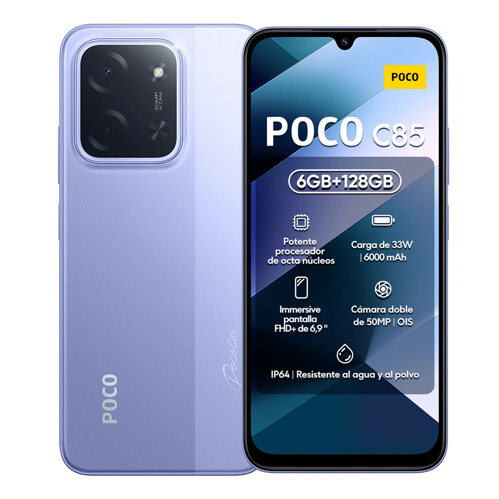 Poco C85 6gb Ram 128gb Rom 6.9 inch 6000 Mah Android 15 2