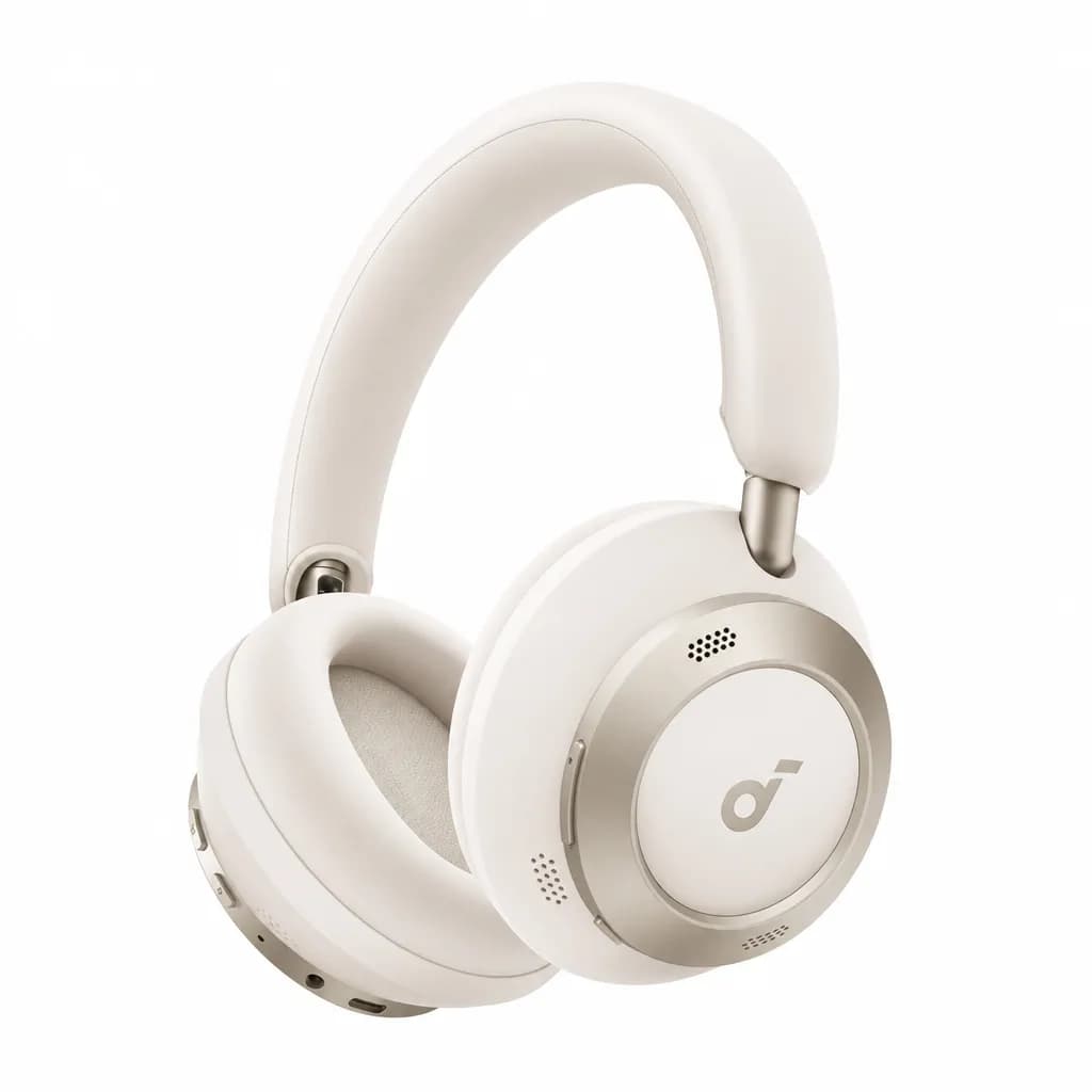 Anker Soundcore Space One Pro Wireless Headphones -White