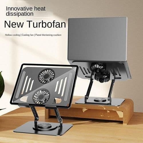 Premium Adjustable Notebook PC Stand and Ergonomic Laptop Cooling Support Station 3