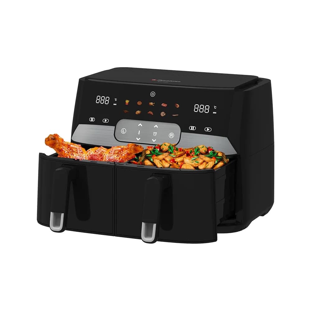 Binatone Twin Drawer Rapid Air Fryer Baf 9000 9L 2