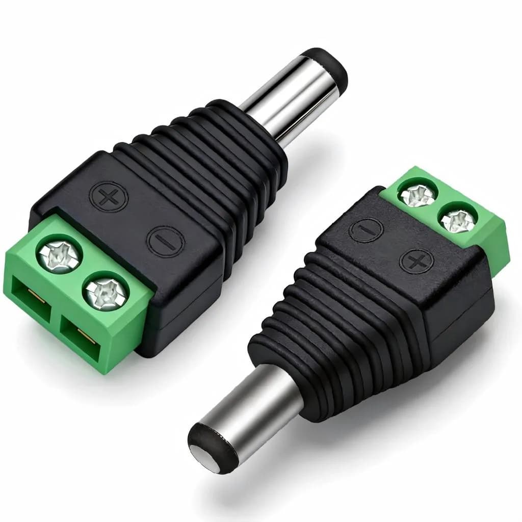 Cctv Dc Power Male Jack Connector - 10 Pieces 3
