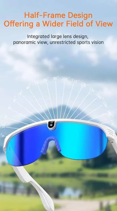 AIMB G5 AI Smart Glasses & 2 Lens 8MP HD AI Voice ChatGPT ENC BT 4