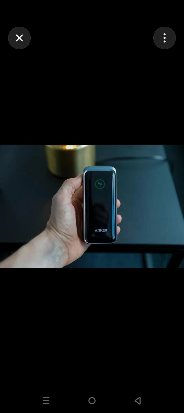 Product title: Anker Prime Power Bank 20000mAh 200W 3-Port Black 4