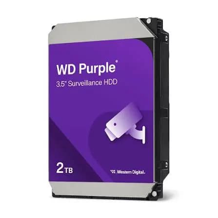 Western Digital Purple 2TB Surveillance HDD 3