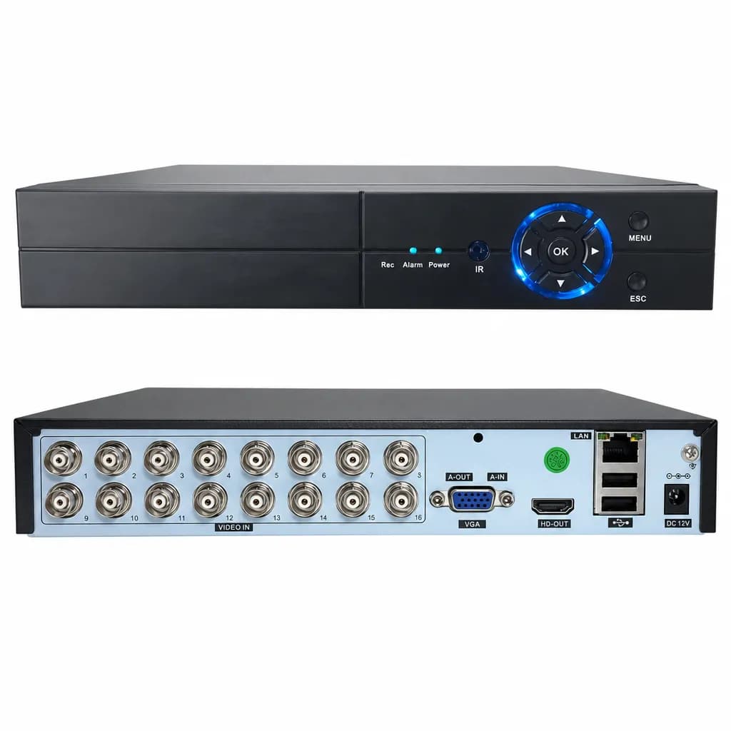 Hybrid CCTV DVR (16-Channel 5-in-1 Hybrid DVR)