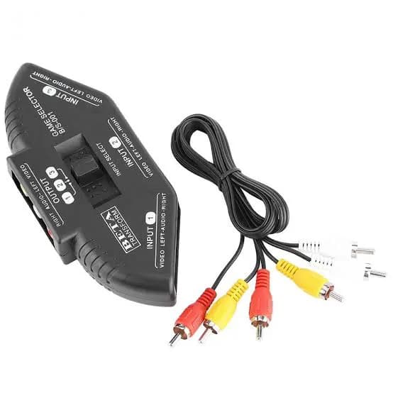 3 Way Av Rca Switch Selector 3