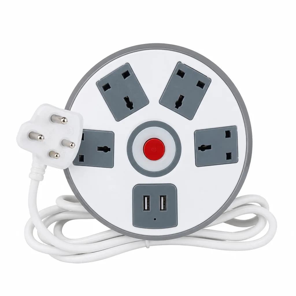 Binatone 5 X Fit All Multi-socket With 2 Usb Outputs