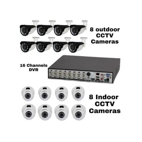 16 Channel Dvr With Super 8 Indoors - 8 Outdoors 3