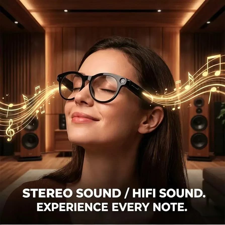 8MP High Vision Intelligent AI Smart Wireless Eye Glass Camera 2