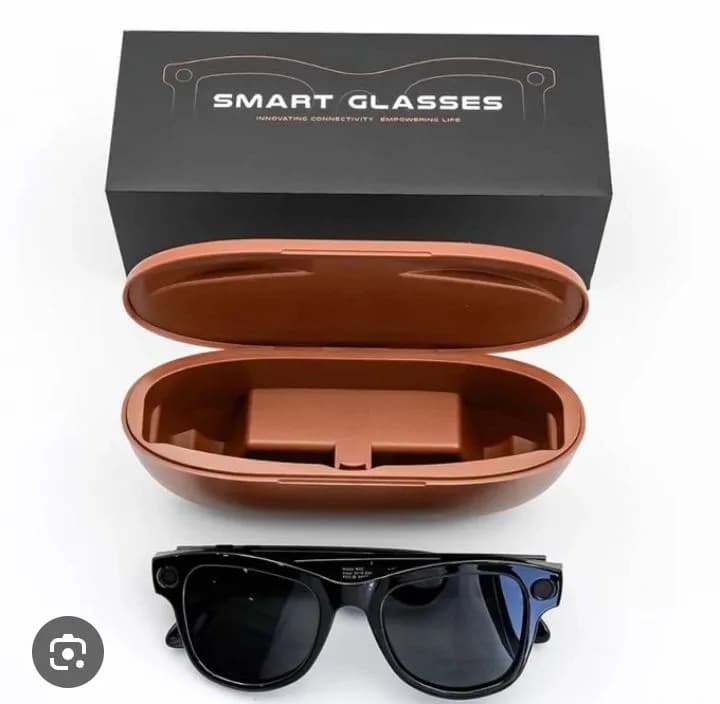 Snt Gs5 Max Smart Glass With Charging Case, 2lens 20mp 4k Hd Camera Video Ai Translator Bt Call Music 3