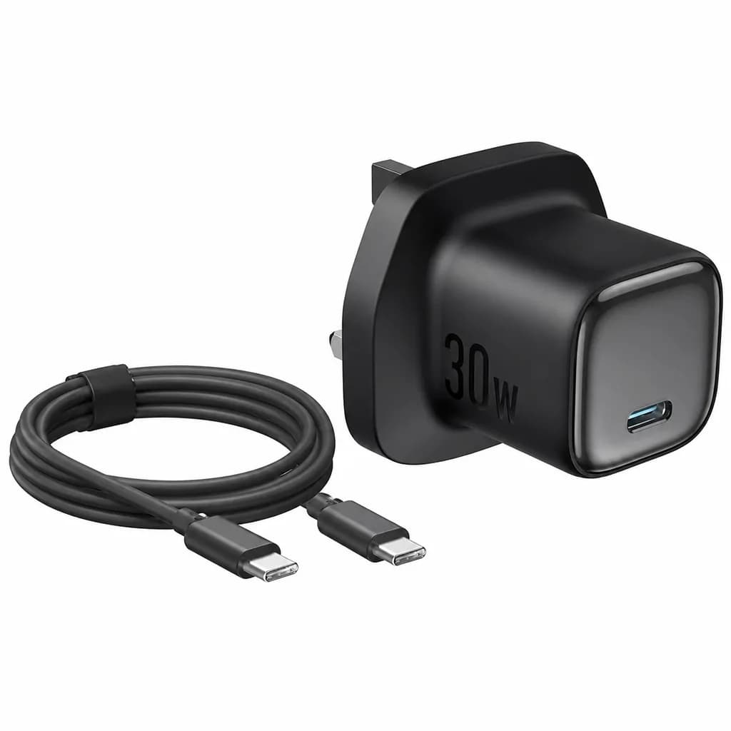Anker Zolo 30w Gan Fast Charger With Usb-c Cable (pd 3.0) Black