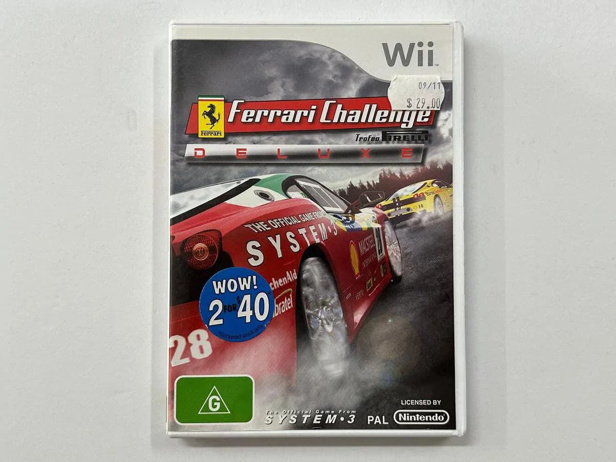 Nintendo Wii Ferrari Challenge: Trofeo Pirelli – Deluxe 3