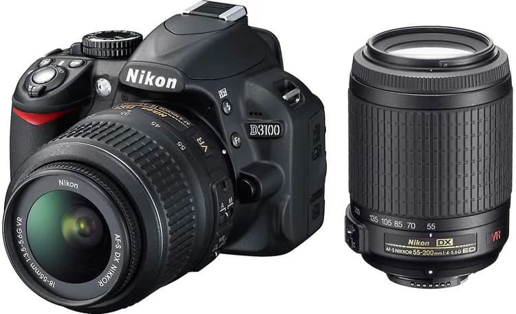 Nikon D3100 DSLR Camera Kit with 55-200mm Lens - Great Entry-Level DSLR 2