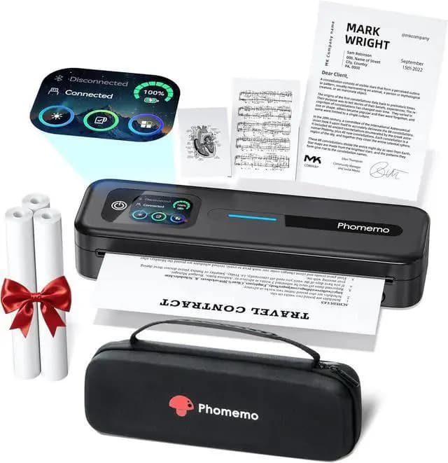 Phomemo M832D Portable Touchscreen Bluetooth Thermal Printer 4