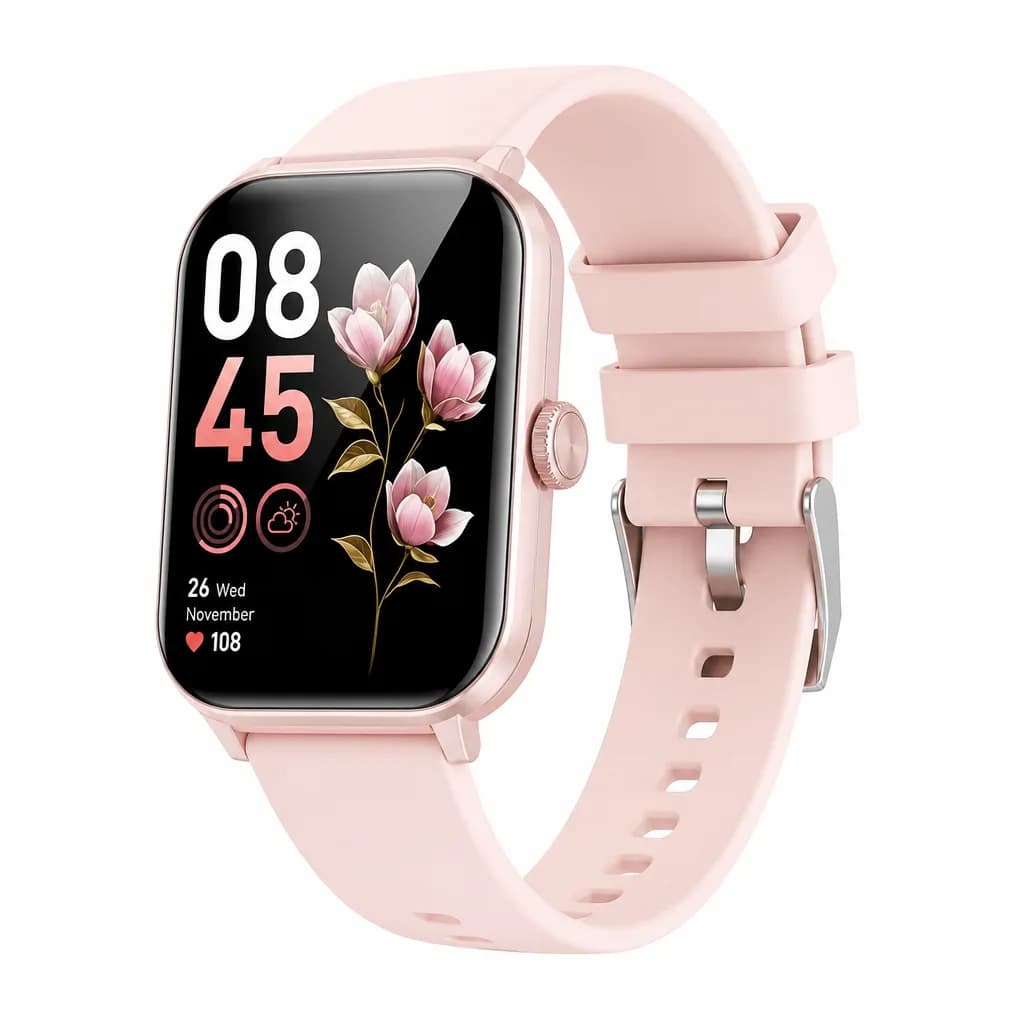 F57l Smartwatch With Health Monitoring Features - Pink