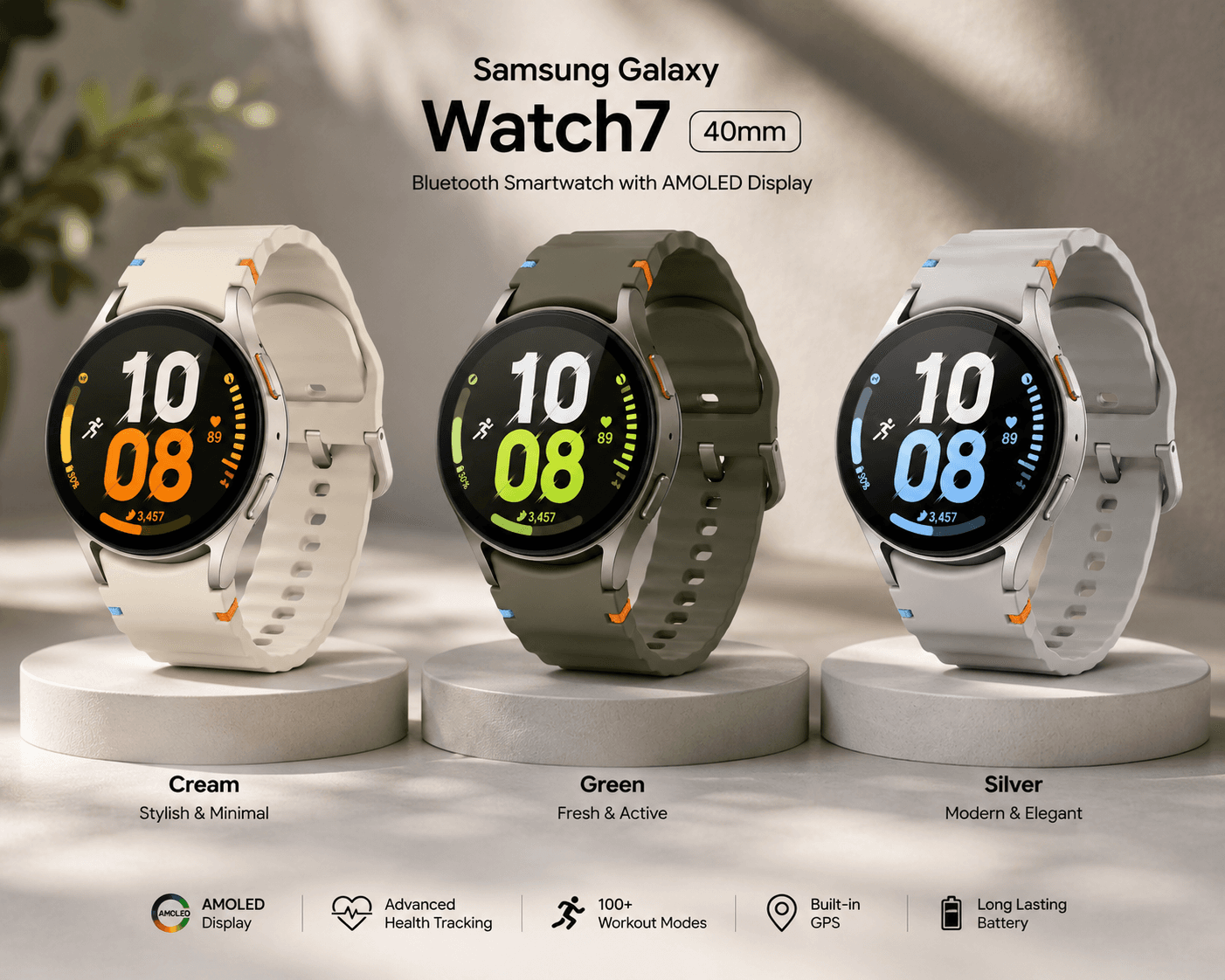 Samsung Galaxy Watch7 40mm Bluetooth Smartwatch with AMOLED Display 2