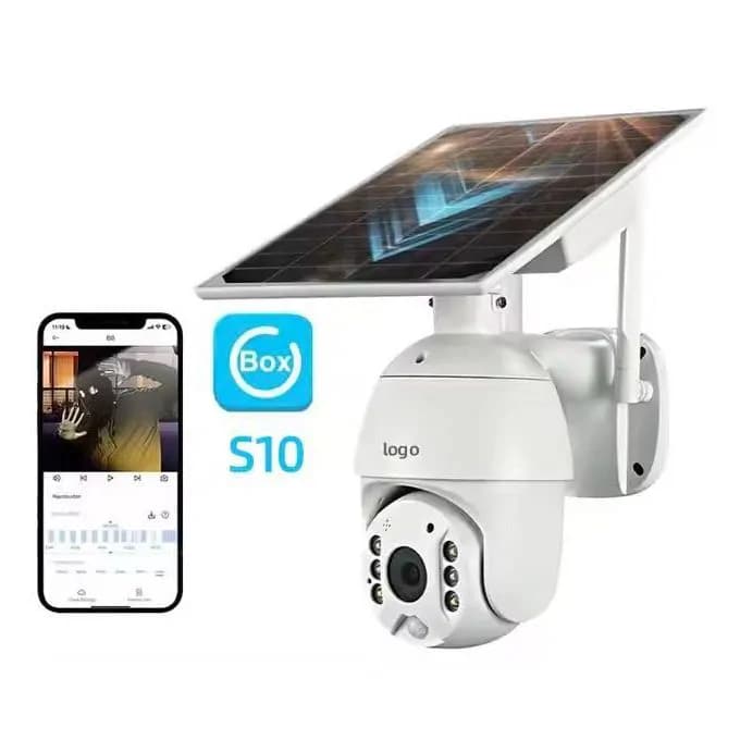 Techuk Solar Powered 4g Simcard Ptz Cctv Wireless Camera 2