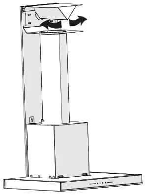 Beko BHCB63640B 60cm Wall Mount Rangehood 10