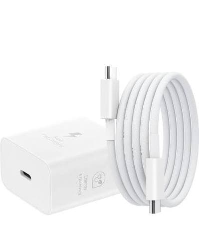 Samsung 25W Super Fast Charging USB-C Power Adapter with USB-C Power Delivery (PD) 3.0 PPS Technology 2