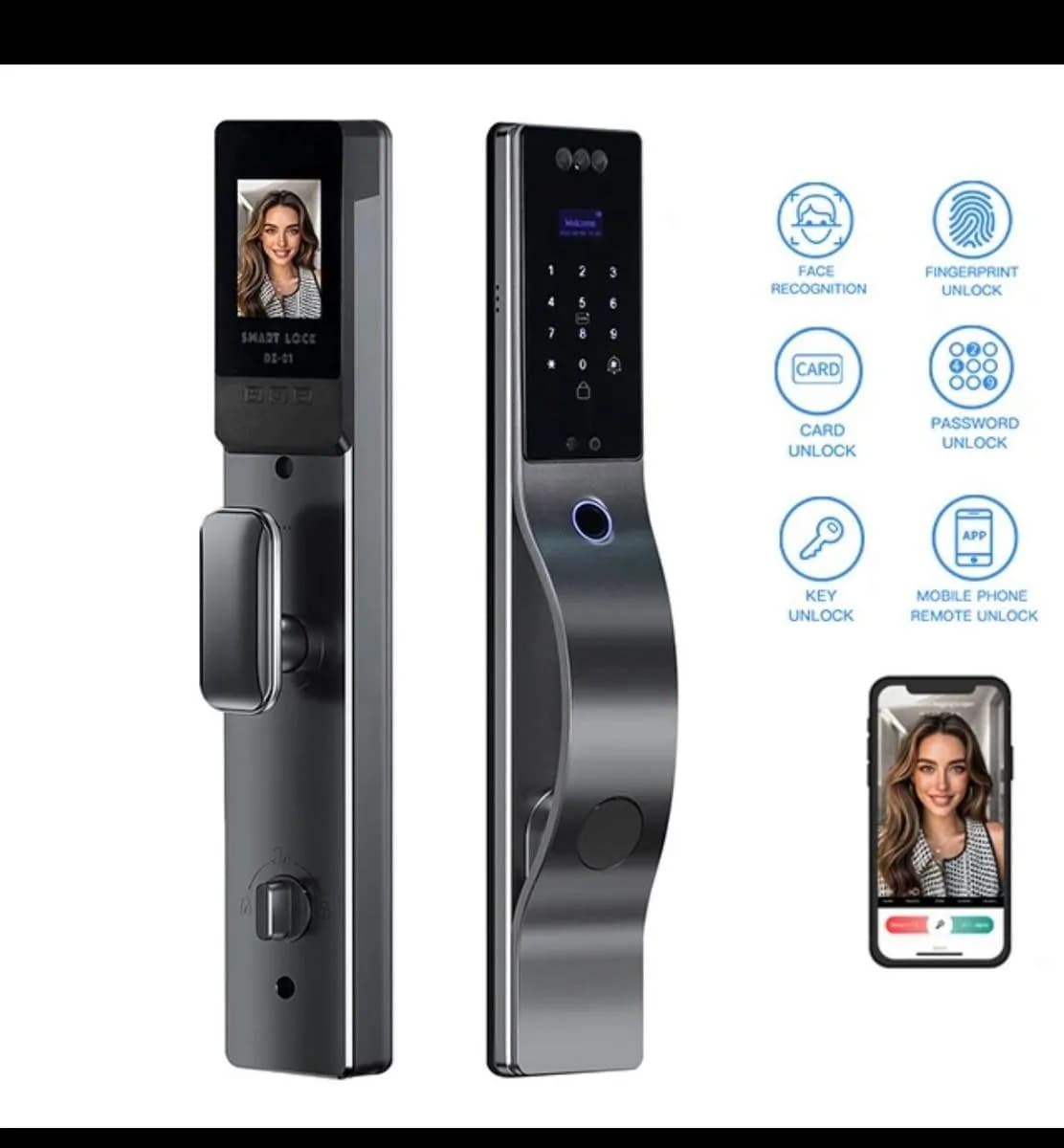 Face Smart Automatic Biometric Lock 3