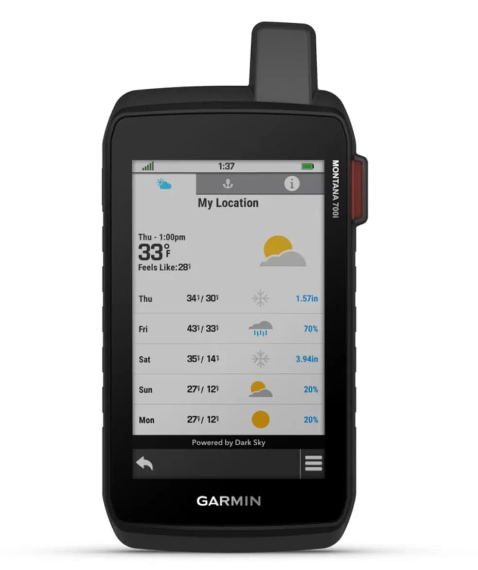 Garmin Montana 700i Handheld GPS with inReach 3