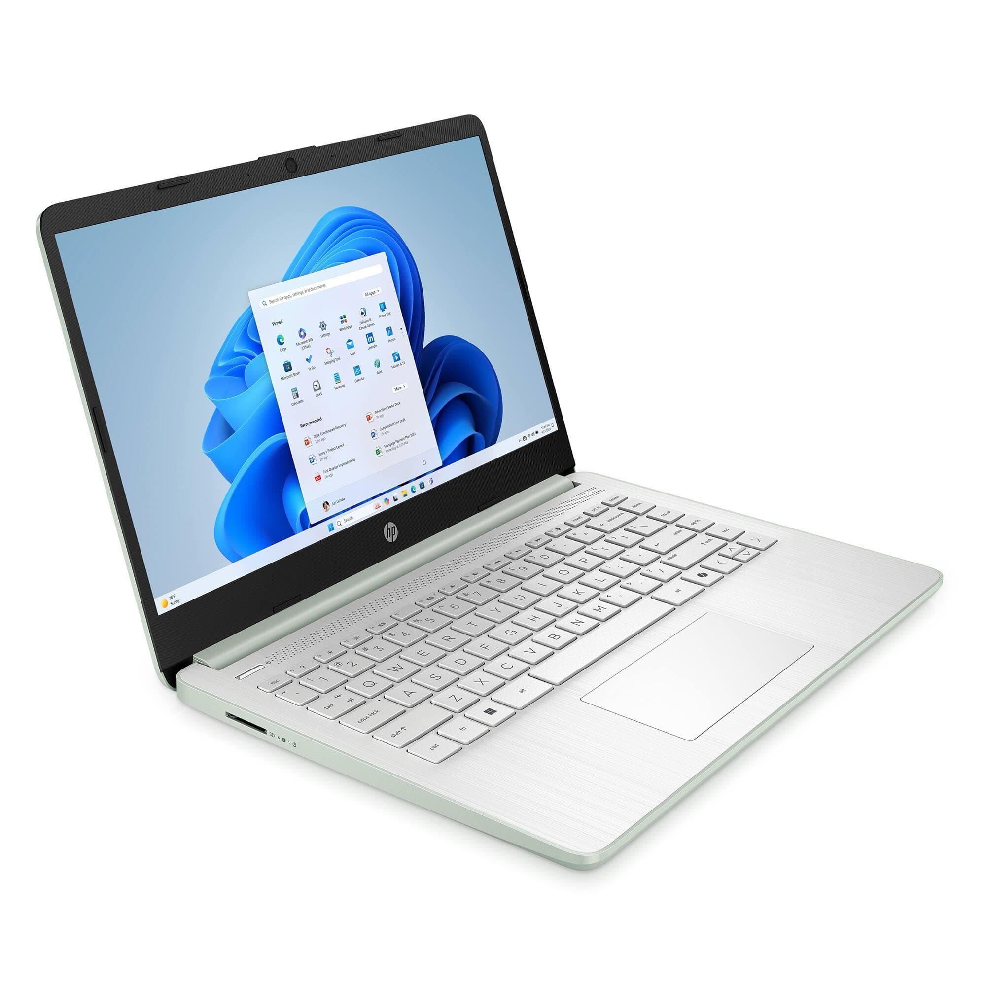HP 14-dq6103dx Notebook PC 4GB DDR5 128GB 14 inch HD Windows 11 Home 4
