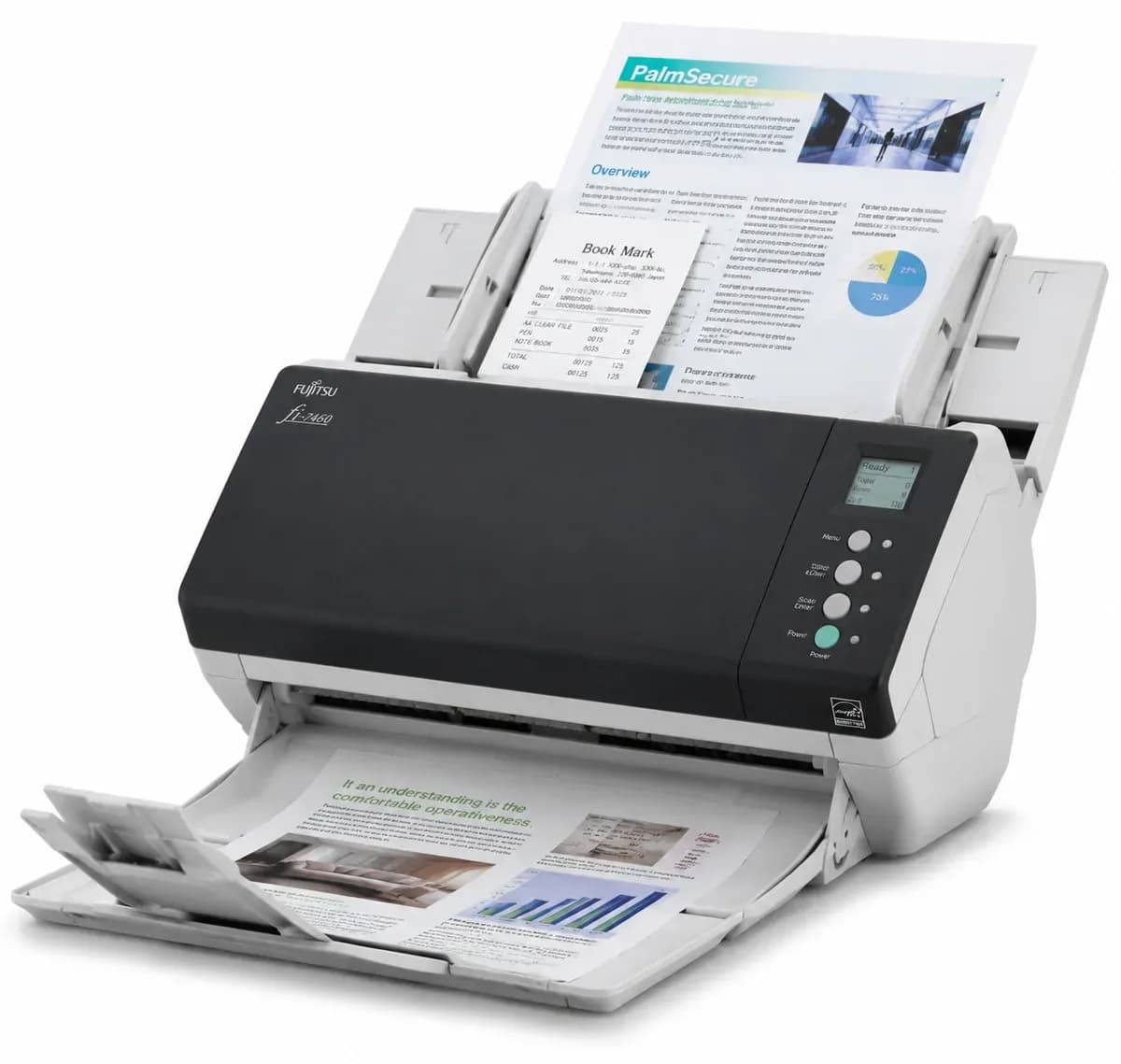 Fujitsu Fi-7460 A3 Wide Format ADF Document Scanner with warranty