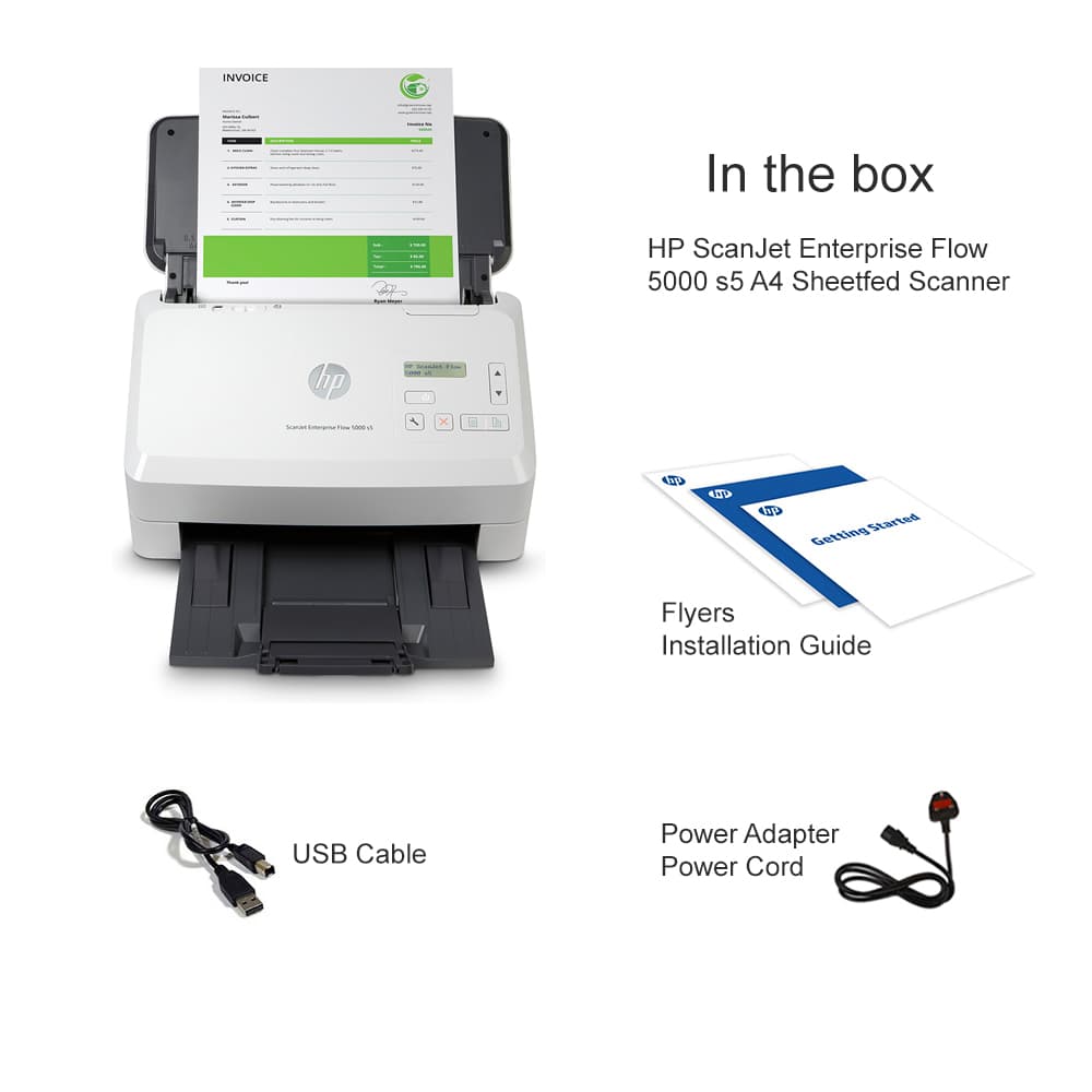 HP ScanJet Enterprise Flow 5000 s5 6FW09A 3