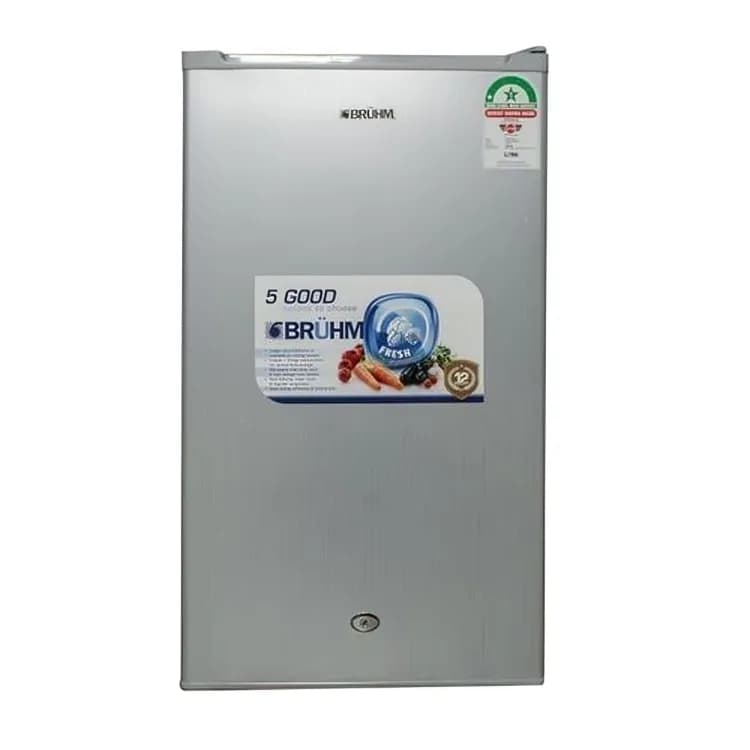 Bruhm Single Door Refrigerator BRS-93MMDS Inox 2